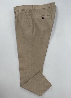 Express Extra Reverse Pleat Slim Fit Washable Dress Pants. Houndstooth, 32X27.5